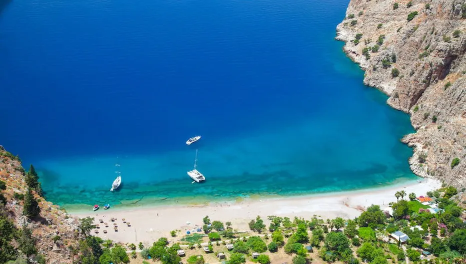 Unexplored beaches Turkish coast